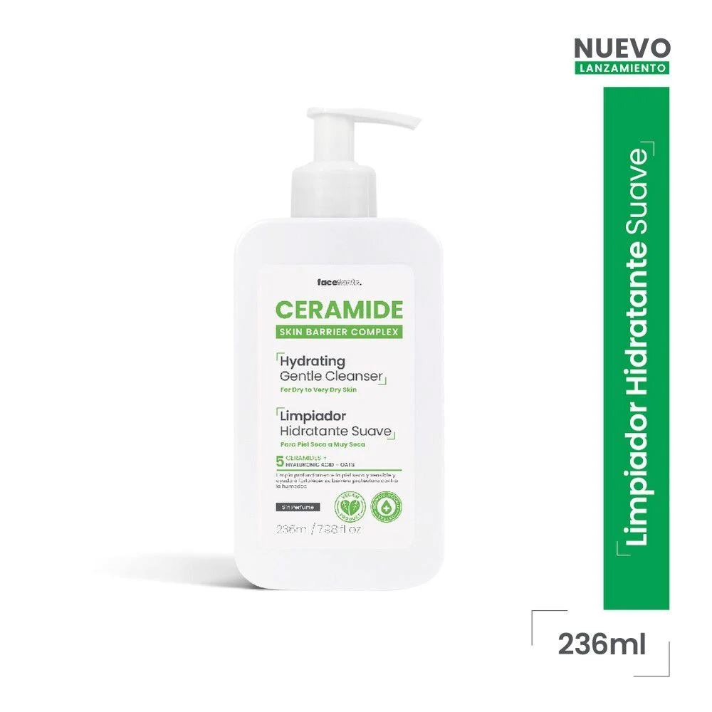 CERAMIDE Limpiador Hidratante Suave 236 mL Facefacts